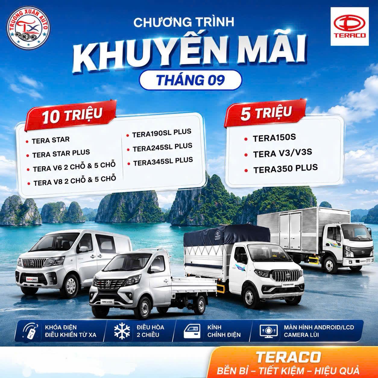 CHƯƠNG TRÌNH KHUYẾN MÃI THÁNG 9/2026 – TERACO ƯU ĐÃI ĐẾN 10 TRIỆU ĐỒNG