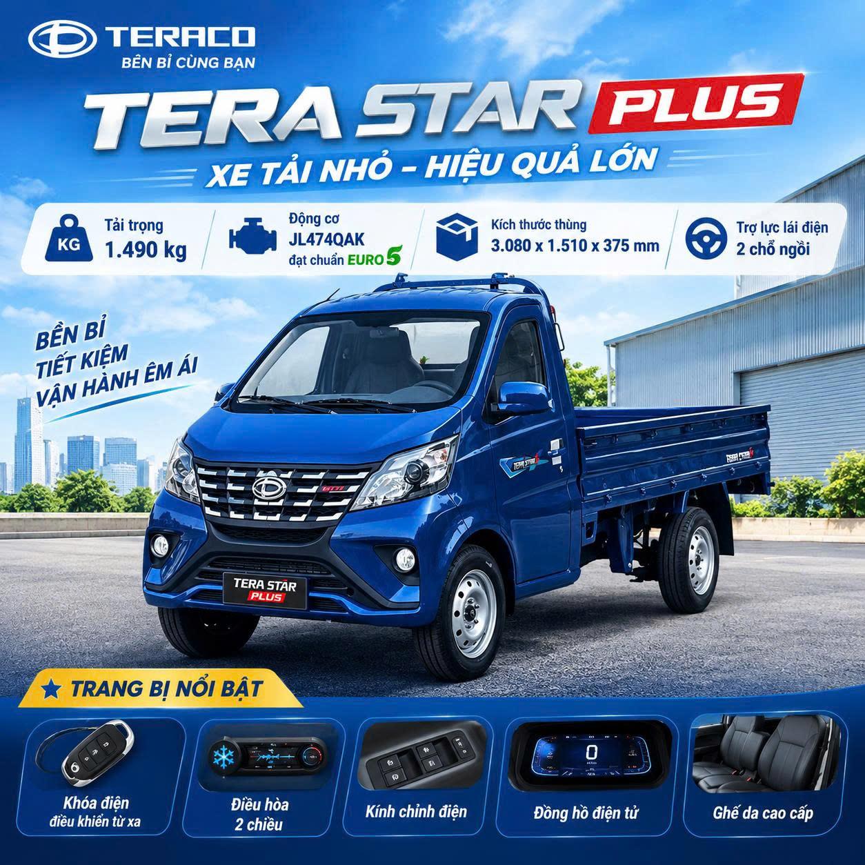TERA STAR PLUS 1.490KG – XE SẴN GIAO NGAY