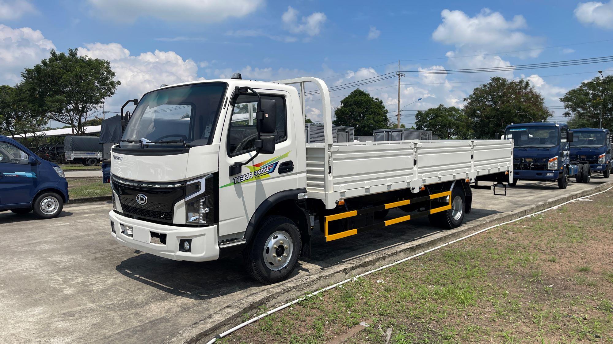 TERACO TERA345SL Thùng Lửng – Xe tải 3.49 tấn động cơ ISUZU, thùng dài 6m2