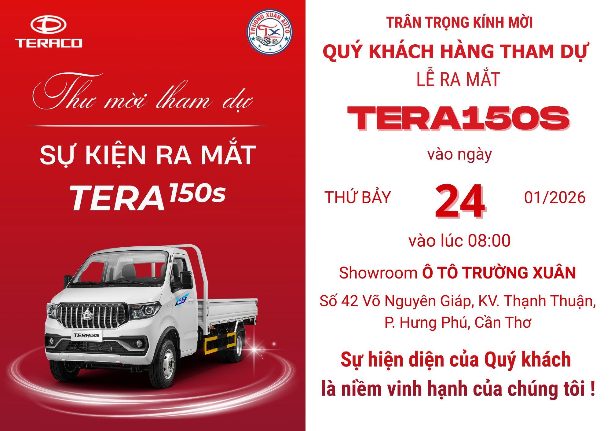 Lễ Ra Mắt TERA150S Tại Cần Thơ – Ưu Đãi Đặc Biệt Ngày 24/01/2026