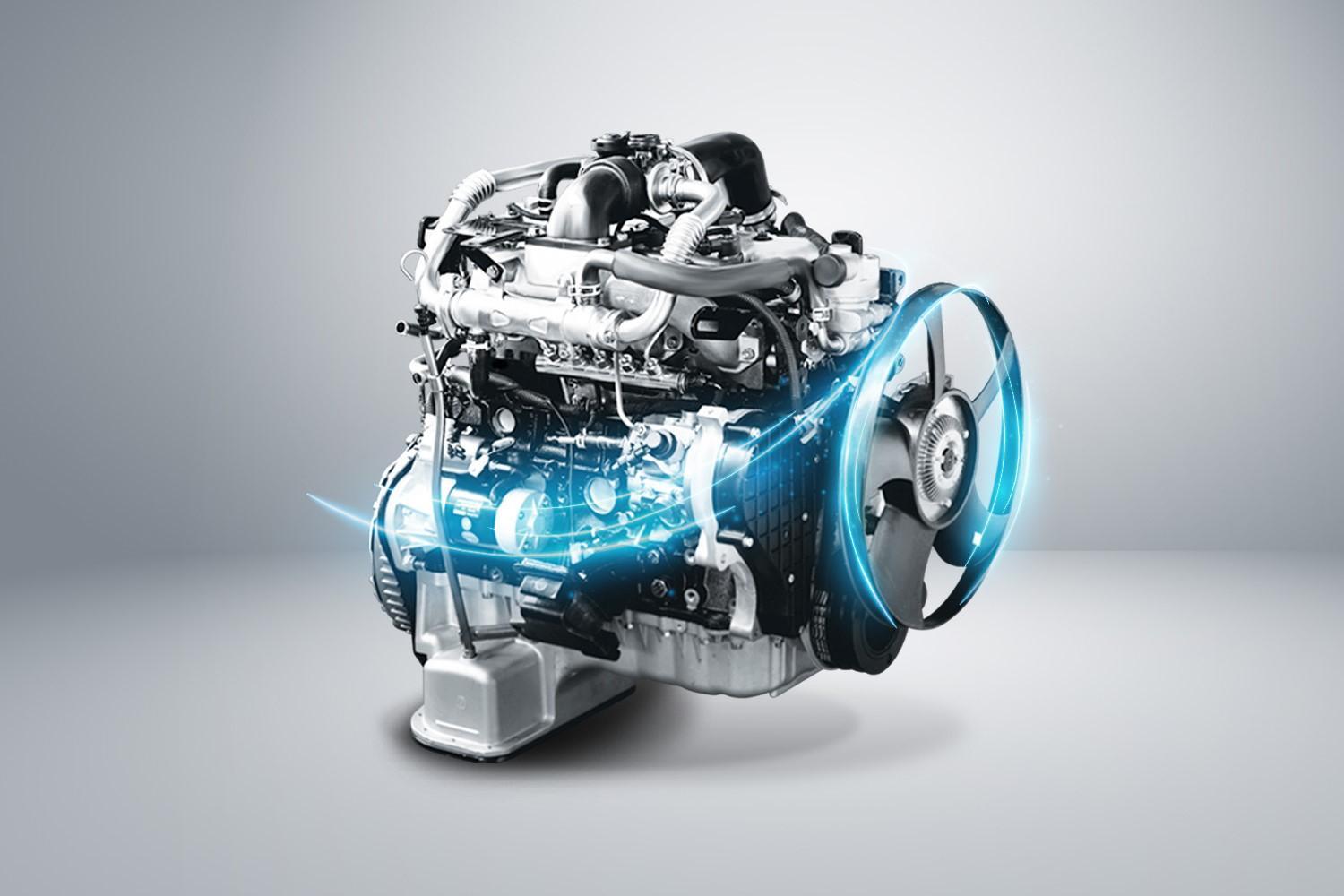 dong co isuzu tren xe tai teraco