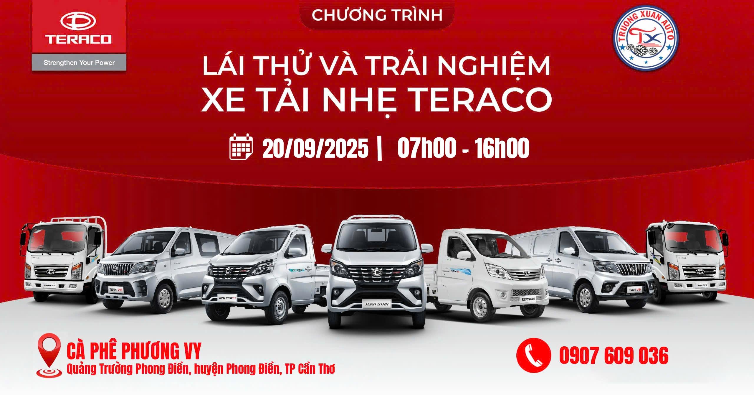 Sự Kiện Lái Thử Xe Teraco Tại Cần Thơ